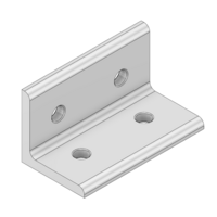 MODULAR SOLUTIONS ANGLE BRACKET<br>45MM TALL X 90MM WIDE W/ HARDWARE